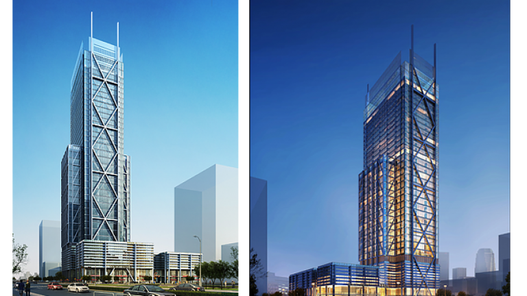 于家堡超高层写字楼