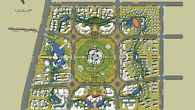 兰州新区区域地块