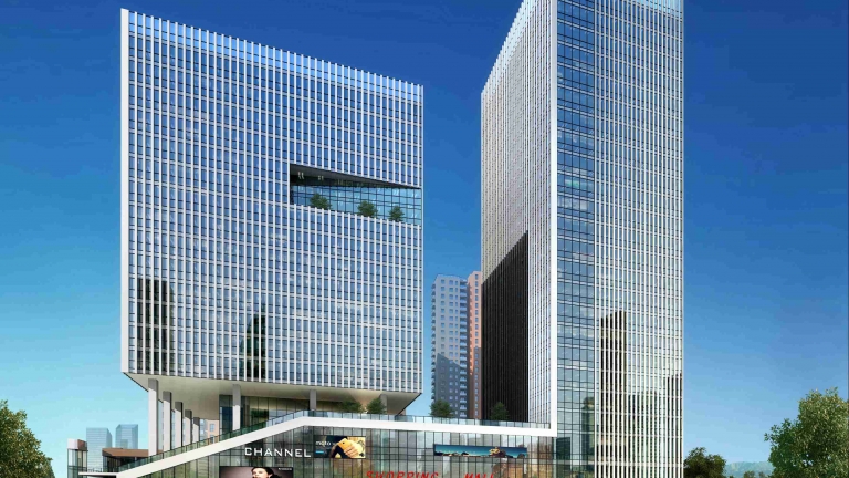 中原区西流湖办公综合体