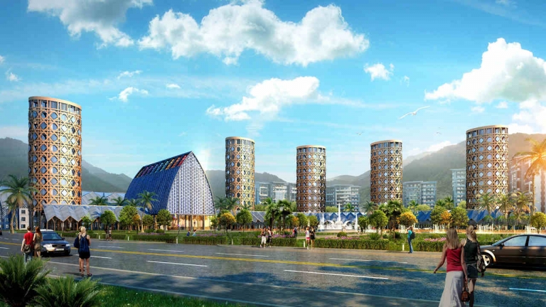 海南汉能光伏小镇概念规划方案